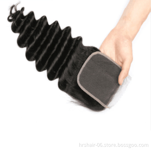 Factory Wholesale Cuticle Aligned Peruvian Loose Deep Wave Virgin Hair Bundles With Closure Cheap Hair Bundles